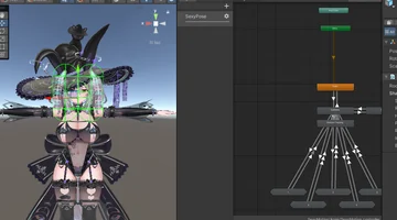 髪やアクセサリーが跳ねる場合の確認画像 1