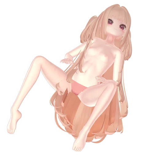 りりか用無料ポーズ01のプレビュー
